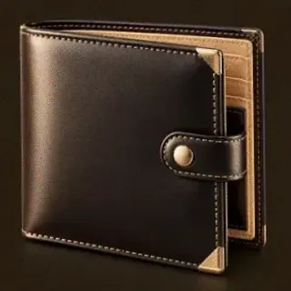 Leather bifold wallet — Vegas Nova Casino