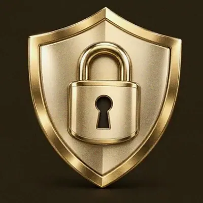 Shield with padlock — Vegas Nova Casino