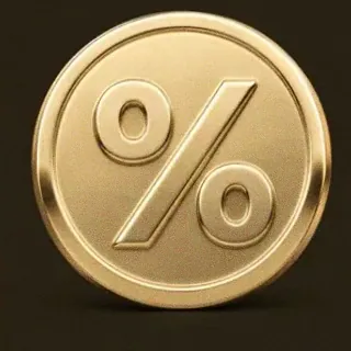 Gold percent coin — Vegas Nova Casino
