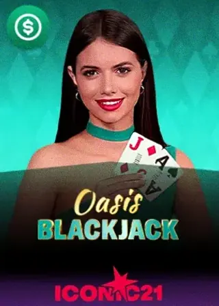 Oasis Blackjack live game cover