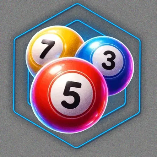 Numbered bingo balls