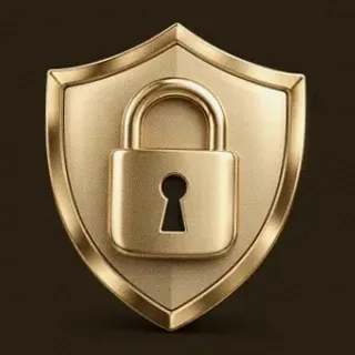 Shield with padlock — Vegas Nova Casino