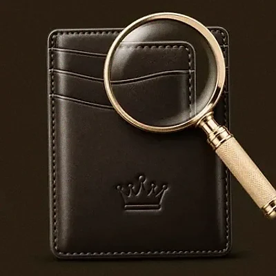 Wallet and magnifier — Vegas Nova Casino