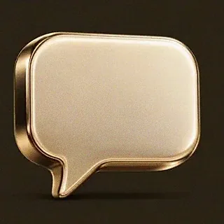 Gold speech bubble — Vegas Nova Casino