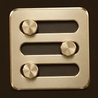 Three-knob control panel — Vegas Nova Casino