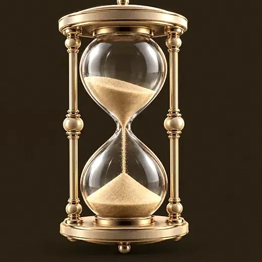 Ornate hourglass — Vegas Nova Casino