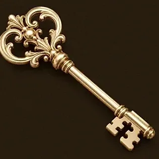 Ornate antique key — Vegas Nova Casino